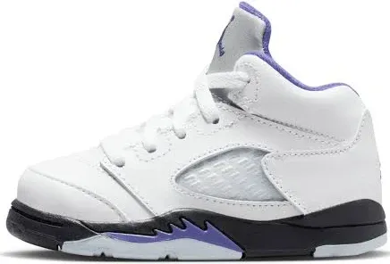 Air Jordan 5 Retro (TD) - White/Dark Concord/Black