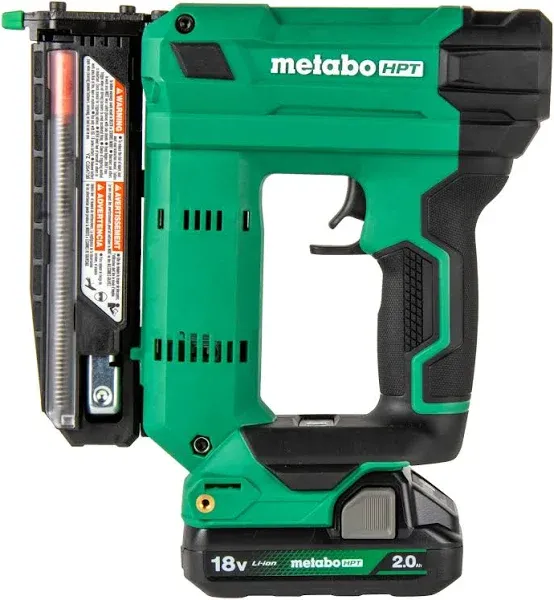 Metabo HPT 18V MultiVolt™ Cordless 23-Gauge Pin Nailer Kit | Includes Battery and Charger | Double Trigger for Maximum Safety | One Piece Nose Structure | Dry Fire Lockout | NP1835DA