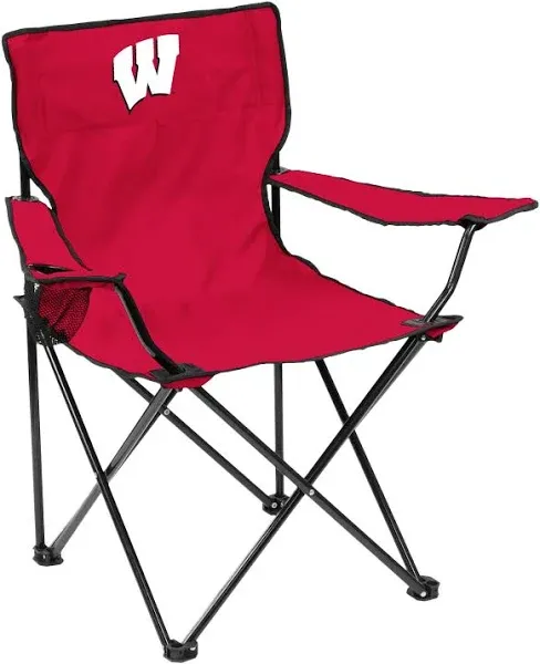 Logo Brand Co. Wisconsin Badgers Quad Canvas Chair