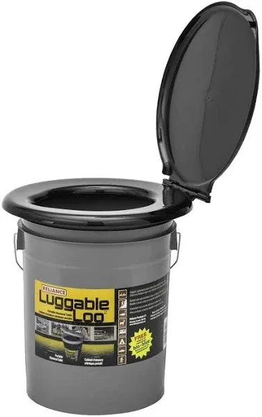 Reliance Products Luggable Loo Portable 5 Gallon Toilet