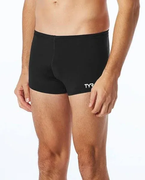 TYR Men's Durafast Elite Solid Square Leg Swimsuit