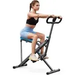 MERACH Squat Machine, 2 in 1 Squat Rowing Machine, Easy Setup & Foldable Exercise Equipment, Glute Trainer Machine, Glutes & Leg Home Workout