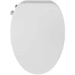 DeerValley Elongated Manual Bidet Toilet Seat With Self Cleaning Dual Nozzles