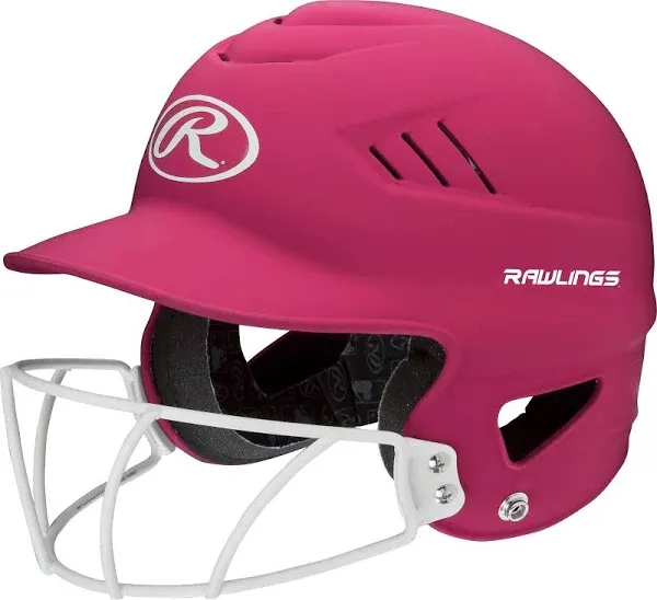 Rawlings | COOLFLO Batting Helmet with Facemask | Fastpitch Softball | One Size fits Most (6 1/2-7 1/2)