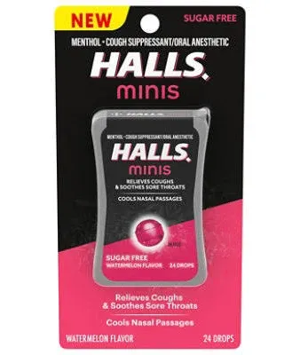 Halls Minis Sugar Free Watermelon