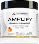 Cutler Nutrition, Amplify 2.0, Pump Pre Workout, Caffeine Free, Peach Mango