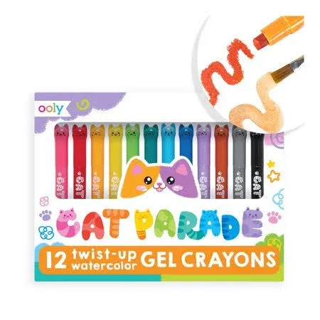 Ooly Cat Parade Gel Crayons