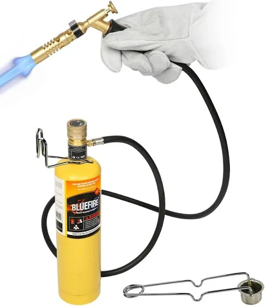 BLUEFIRE MRAS-8210 Jumbo Turbo Flame Propane Gas Welding Torch with 5&#039; Hose