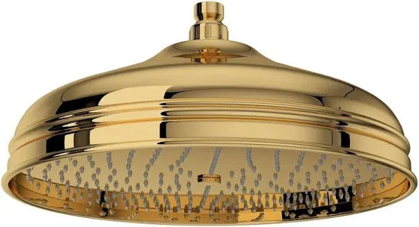 ROHL 1047/8IB SHOWERHEADS, 12&#034;, Italian Brass