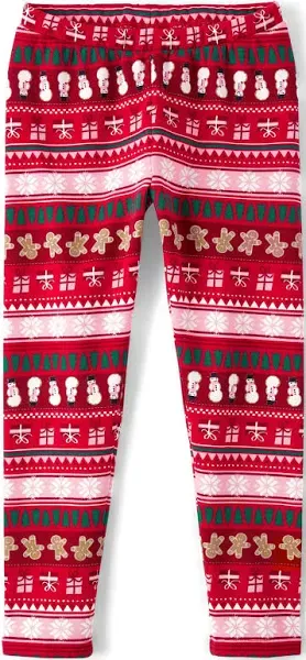 The Children's Place Girls Velboa Cozy Leggings