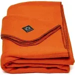 Arcturus Military Wool Blanket - Ember Orange | 4.5 lbs (64" x 88")