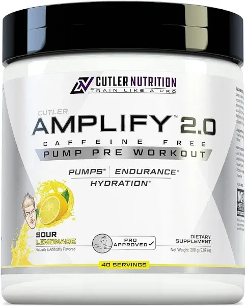 Cutler Nutrition Amplify 2.0 Pump Pre Workout