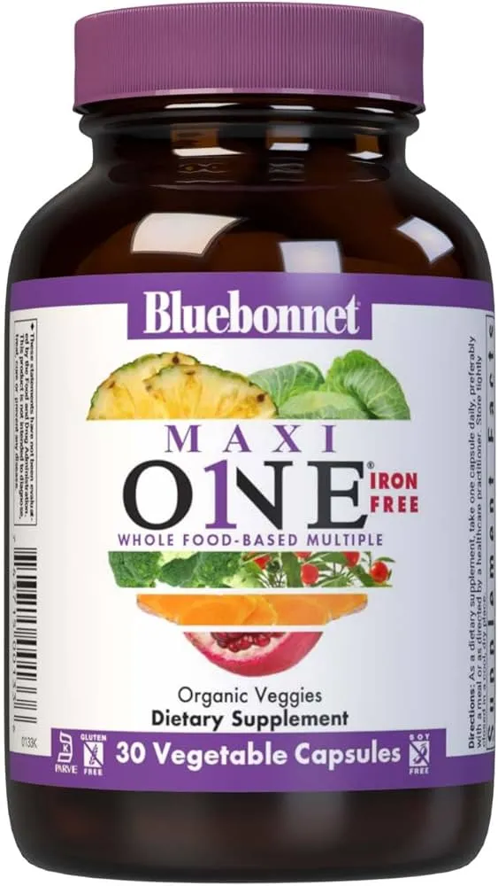 MAXI ONE Whole-Food Based Multiple (iron free), VCAP