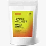 Sparkle Wellness Sparkle Muscle Boost (Orange) [30-Serves] BODYBALANCE Protein Super Collagen Powder & Time Delayed Non-Acidic Vitamin C Supplement