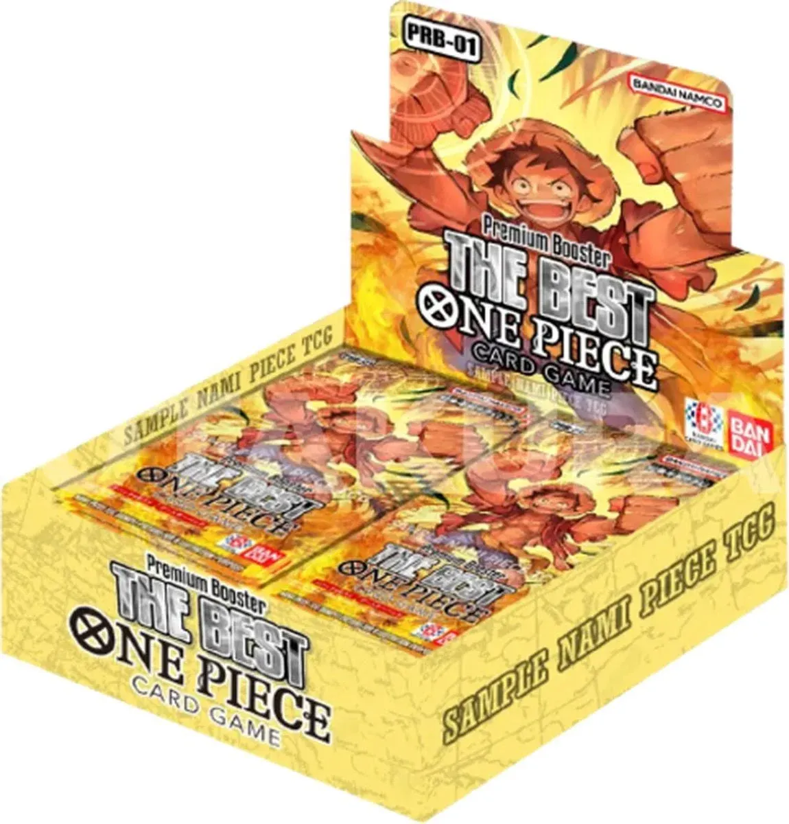 One Piece Card Game: PRB-01 Premium Booster Display