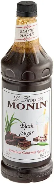 Monin - Black Sugar Syrup (1 Liter)