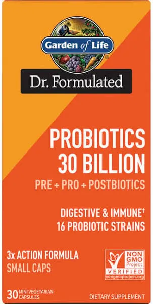 Garden of Life Dr. Formulated Probiotics Digestive & Immune Health (30 ct)