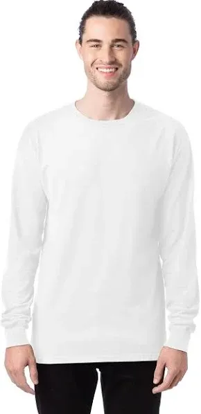 Hanes Men's Long-Sleeve Cotton T-Shirt