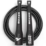 EliteSRS, Boxer 3.0 Boxing Jump Rope for Fitness and Cardio Training - Professionally Designed Workout Jump Ropes with Tangle Free 5mm PVC Jump Rope