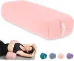 Yes4all Yoga Bolster for Restorative Yoga/Meditation Cushion with Triple-Layer Sponge