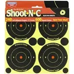 Action Target Shoot-N-C 3" Bull's-Eye, 240 Targets - 600 Pasters