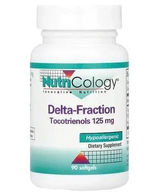 Nutricology, Delta Fraction Tocotrienols, 125mg, 90 Soft Capsules