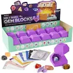 Dig A Dozen Gem Blocks - Break Open 12 Unique Gemstone Blocks and Discover 12