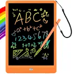 Orsen LCD Writing Tablet 10 inch, Colorful Doodle Board Drawing Tablet, Erasable Reusable Writing Pad, Educational for 3-6 Year Old Girls Boys