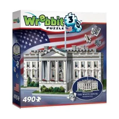 Wrebbit 490-pc. The White House 3D Puzzle, Multicolor