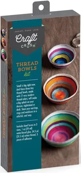 Craft Crush Thread Bowls Craft Kit