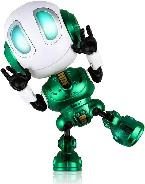 BROADREAM Stocking Stuffers, Robot Kids Toys, Mini Talking Toys Green 