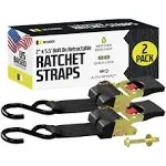 DC Cargo Bolt-On Auto-Retract Ratchet Straps