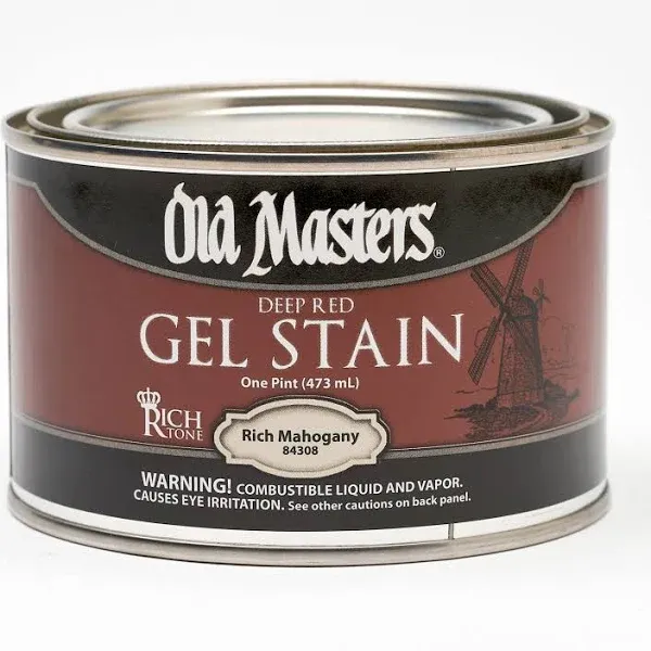 Old Masters 84308 PT Rich Mahogany Gel Stain