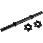 Cap Barbell 14" Standard Threaded Dumbbell Handle, Black