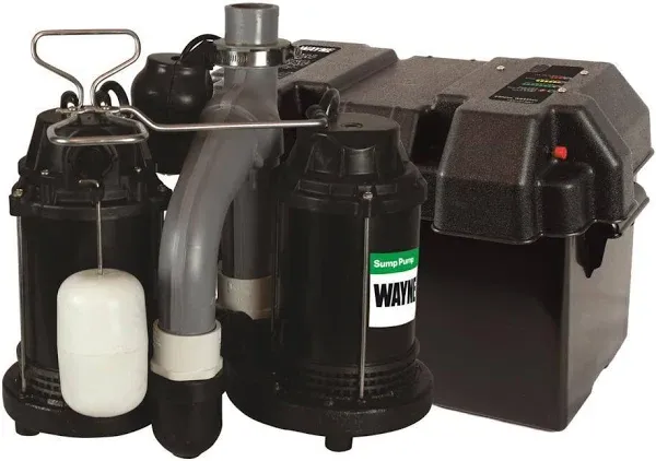 Wayne 1/2 HP Preassembled Epoxy Coated/Cast Iron Submersible Sump Pump