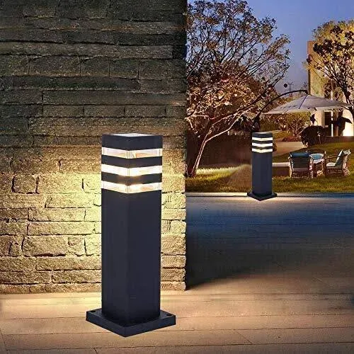 Pathway Lights Post Lights IP55 Waterproof Outdoor Lamp Post Lawn Light Floor...