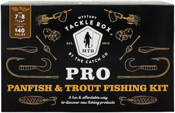 Mystery Tackle Panfish And Trout Fishing Decal Box - 15-10-RTL-10008PP