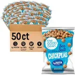 The Good Bean Crunchy Chickpeas Snacks, Sea Salt, 6 Ounce Pack