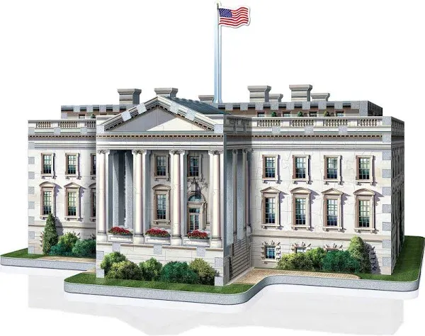 WREBBIT 3D The White House - 3D Jigsaw Puzzle (490 pieces) (W3D-1007)