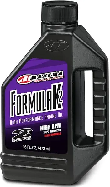 MAXIMA Formula K2 Synthetic Premix, Racing 2-cycle oil, 1 Liter