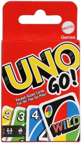 Mattel Uno Go Card Game