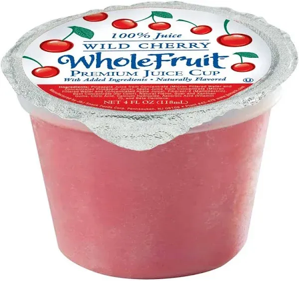 Whole Fruit Wild Cherry Premium Juice Cup