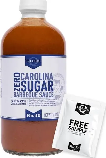 Lillie’s Q Zero Sugar Carolina Barbeque Sauce (16 oz)