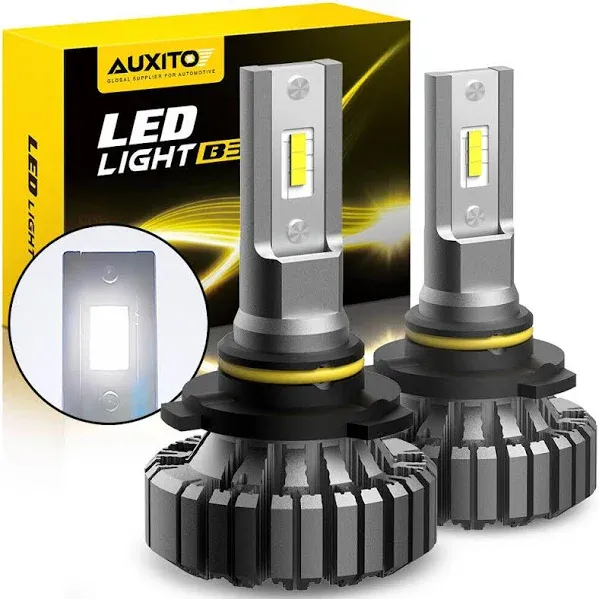 2x AUXITO 9005 LED Headlight Bulbs High Beam Conversion Kit White Super Bright E