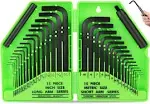 Snapklik.com : SWANLAKE 32pcs Hex Key Set, Allen Wrench Set Inch/Metric mm