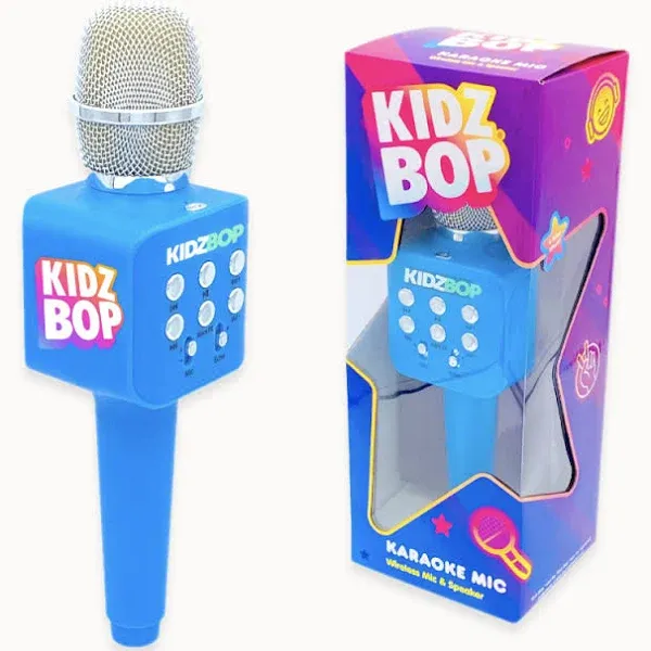 Kidz Bop Kids Karaoke Microphone, Hit Music Brand for Kids, Gift for Girls and B