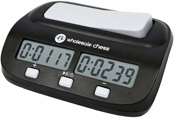 Basic Digital Chess Clock &amp; Game Timer with Bonus and Delay