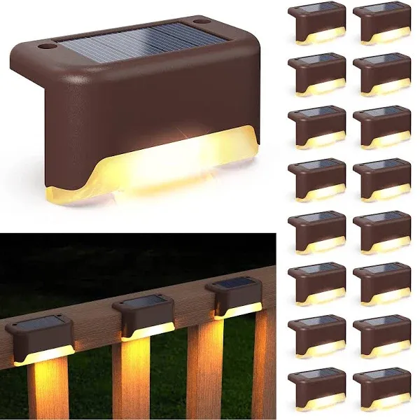 APONUO Solar Deck Lights 16 Pcs