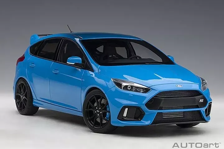 AUTOART 72953 1:18 Ford Focus RS 2016 (nitrous blue) (composite model/full openi