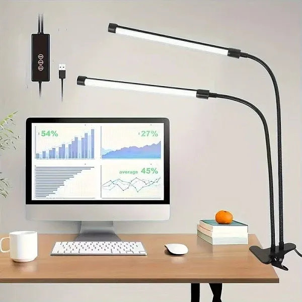 Dual Head Desk Lamp